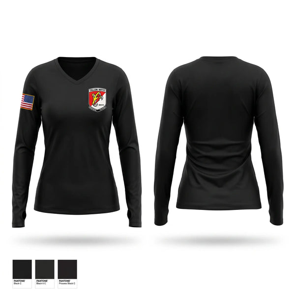 Womens Long Sleeve Vneck Shirt, TALON MFST, Army, Teamtime, Team time, sublimation, custom sports apparel, team uniforms, spirit wear, spiritwear, sports uniforms, custom shirts, team store, custom team store, fundraiser sports, apparel fundraiser