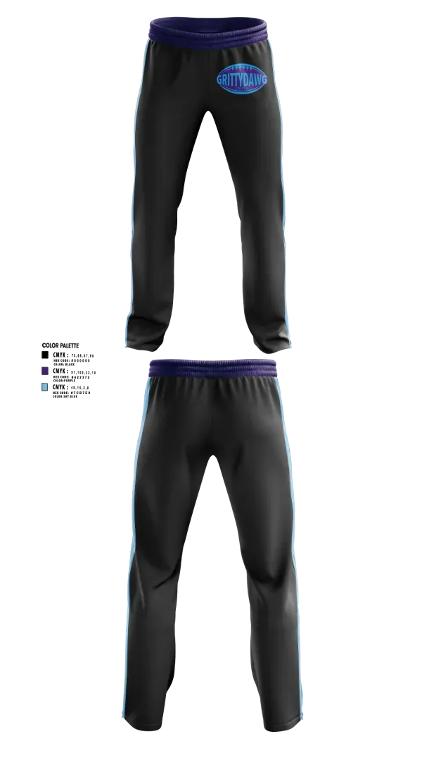 Sweatpants, GrittyDawg Athletics, , Teamtime, Team time, sublimation, custom sports apparel, team uniforms, spirit wear, spiritwear, sports uniforms, custom shirts, team store, custom team store, fundraiser sports, apparel fundraiser