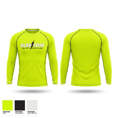 ELEKTRIK ELITE TRACK CLUB Long Sleeve Performance Shirt - 2