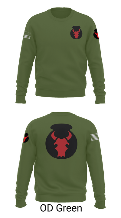 2nd Brigade Combat Team, 34th Infantry Division 70641214 Crew Neck Sweatshirt - 43
