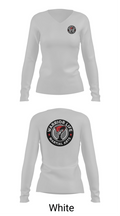 Warrior Life Martial Arts 52634622 Women's Long Sleeve V-neck Shirt - 11