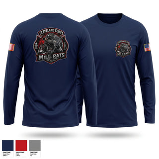 Long Sleeve Performance Shirt, Cleveland Cliffs Fire Department, Fire Department, Teamtime, Team time, sublimation, custom sports apparel, team uniforms, spirit wear, spiritwear, sports uniforms, custom shirts, team store, custom team store, fundraiser sports, apparel fundraiser