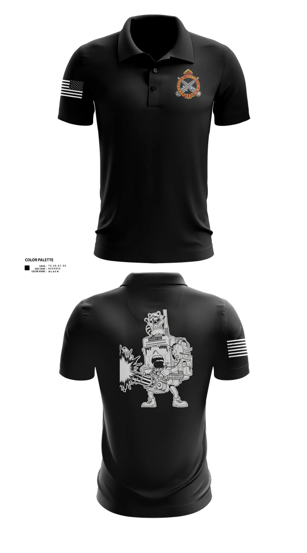 Short Sleeve Performance Polo, 2nd Platoon, National Guard, Teamtime, Team time, sublimation, custom sports apparel, team uniforms, spirit wear, spiritwear, sports uniforms, custom shirts, team store, custom team store, fundraiser sports, apparel fundraiser