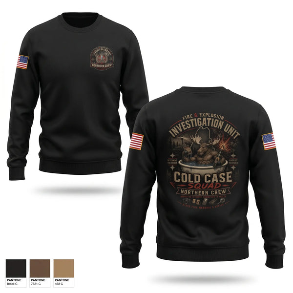 Crew Neck Sweatshirt, FMO- North, Police, Teamtime, Team time, sublimation, custom sports apparel, team uniforms, spirit wear, spiritwear, sports uniforms, custom shirts, team store, custom team store, fundraiser sports, apparel fundraiser