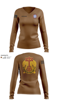 373rd CSSB 57821300 Women's Long Sleeve V-neck Shirt - 121