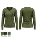 Chicago Police SWAT Women's Long Sleeve V-neck Shirt - 1