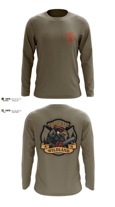Long Sleeve Performance Shirt, Tomball Wildland, , Teamtime, Team time, sublimation, custom sports apparel, team uniforms, spirit wear, spiritwear, sports uniforms, custom shirts, team store, custom team store, fundraiser sports, apparel fundraiser