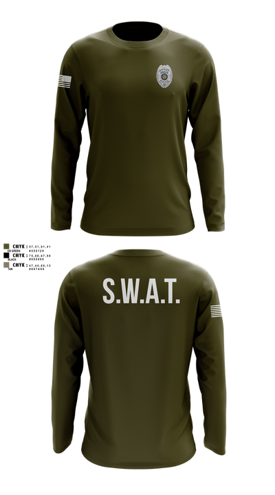 GRATIS SWAT TEAM 58848814 Long Sleeve Performance Shirt 101
