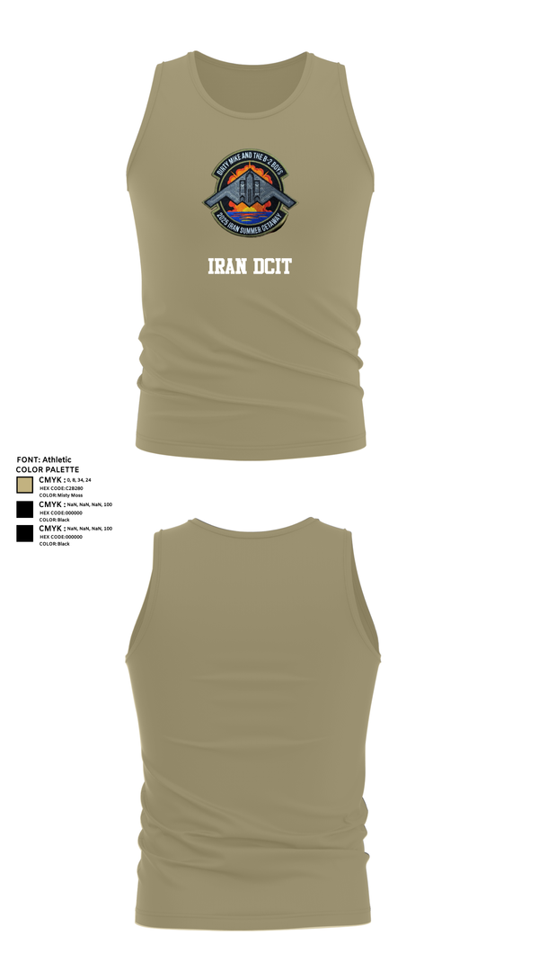 Tank Top, Iran DCIT, Army, Teamtime, Team time, sublimation, custom sports apparel, team uniforms, spirit wear, spiritwear, sports uniforms, custom shirts, team store, custom team store, fundraiser sports, apparel fundraiser