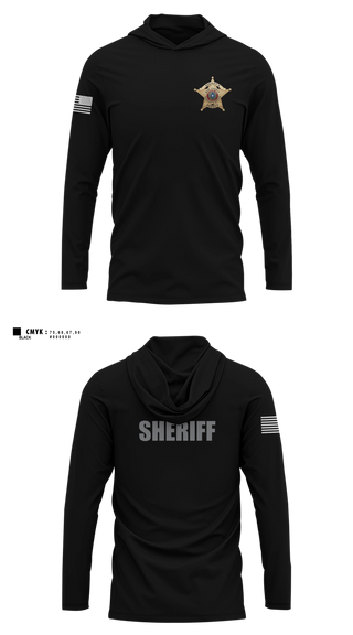 Long Sleeve hooded sunshirt, WISE COUNTY SHERIFF'S OFFICE - TEXAS, Police, Teamtime, Team time, sublimation, custom sports apparel, team uniforms, spirit wear, spiritwear, sports uniforms, custom shirts, team store, custom team store, fundraiser sports, apparel fundraiser