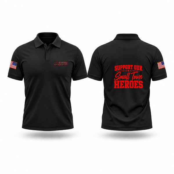 Short Sleeve Performance Polo, Terlton Volunteer Fire Department, Fire Department, Teamtime, Team time, sublimation, custom sports apparel, team uniforms, spirit wear, spiritwear, sports uniforms, custom shirts, team store, custom team store, fundraiser sports, apparel fundraiser