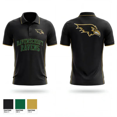 Ravenscroft Ravens Track & Field 80482410 Short Sleeve Performance Polo - 1