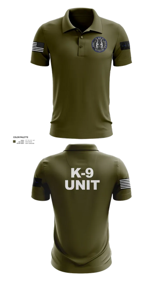 Short Sleeve Performance Polo, EPD K-9, Police, Teamtime, Team time, sublimation, custom sports apparel, team uniforms, spirit wear, spiritwear, sports uniforms, custom shirts, team store, custom team store, fundraiser sports, apparel fundraiser