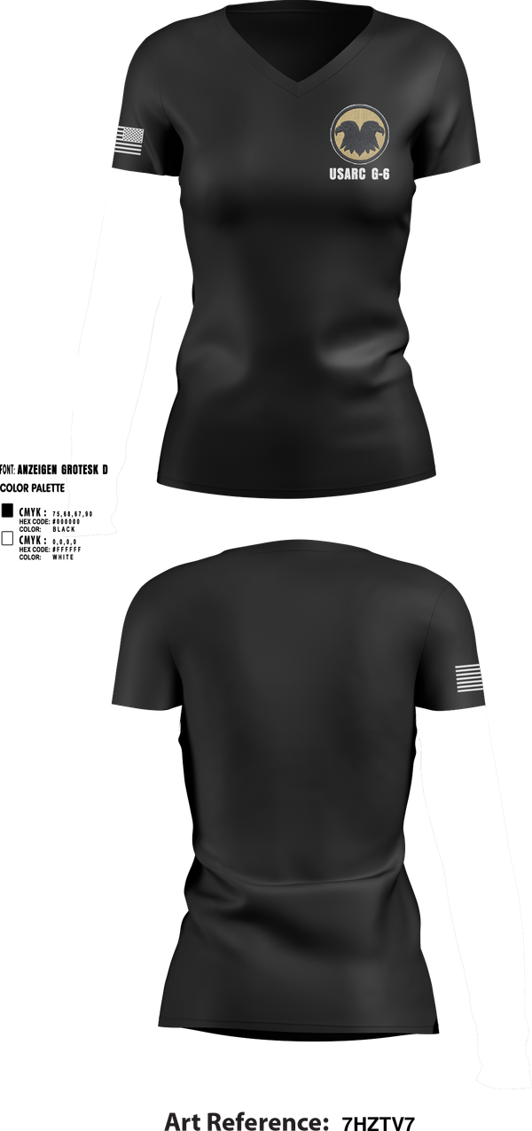 Womens Short Sleeve Vneck Shirt, USARC, , Teamtime, Team time, sublimation, custom sports apparel, team uniforms, spirit wear, spiritwear, sports uniforms, custom shirts, team store, custom team store, fundraiser sports, apparel fundraiser