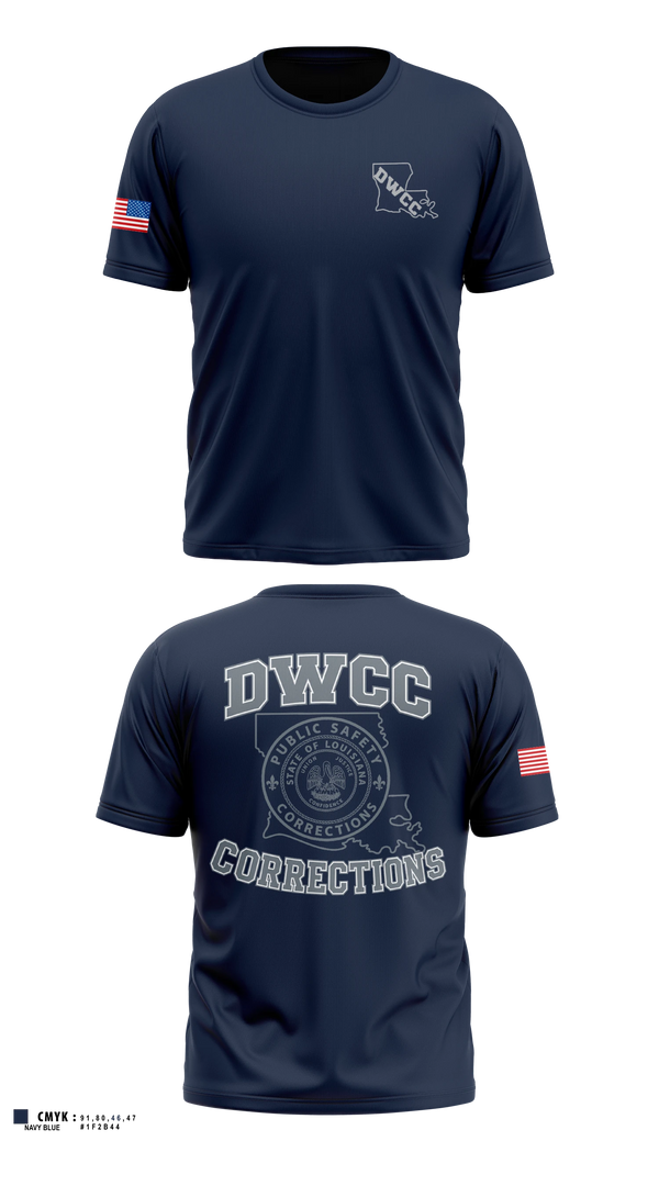 Short Sleeve Performance Shirt, David Wade Correctional Center, Police, Teamtime, Team time, sublimation, custom sports apparel, team uniforms, spirit wear, spiritwear, sports uniforms, custom shirts, team store, custom team store, fundraiser sports, apparel fundraiser