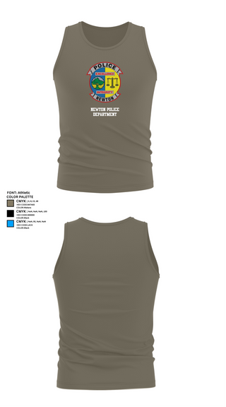 Tank Top, Newton Police Department, Police, Teamtime, Team time, sublimation, custom sports apparel, team uniforms, spirit wear, spiritwear, sports uniforms, custom shirts, team store, custom team store, fundraiser sports, apparel fundraiser