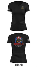 Los Cocodrilos 14023628 Women's Short Sleeve V-neck Shirt - 24
