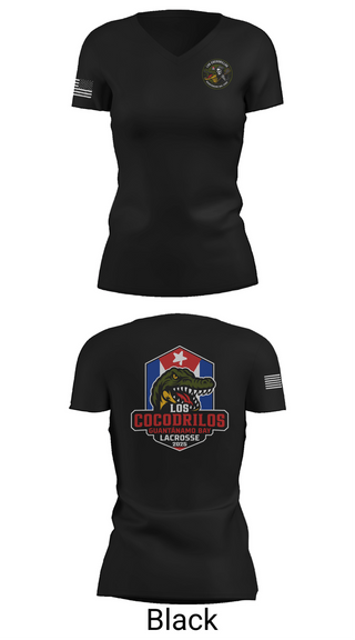 Womens Short Sleeve Vneck Shirt, Los Cocodrilos, Men's Lacrosse, Teamtime, Team time, sublimation, custom sports apparel, team uniforms, spirit wear, spiritwear, sports uniforms, custom shirts, team store, custom team store, fundraiser sports, apparel fundraiser