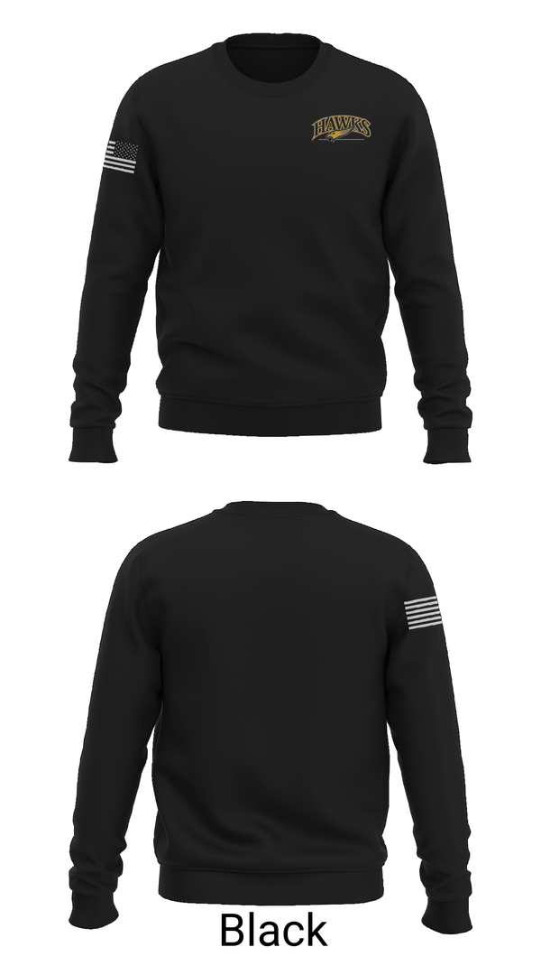 Crew Neck Sweatshirt, Hazelwood Central Hawks Volleyball, Women's Volleyball, Teamtime, Team time, sublimation, custom sports apparel, team uniforms, spirit wear, spiritwear, sports uniforms, custom shirts, team store, custom team store, fundraiser sports, apparel fundraiser