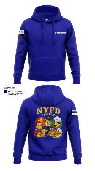 Hoodie, 5th Precinct, Police, Teamtime, Team time, sublimation, custom sports apparel, team uniforms, spirit wear, spiritwear, sports uniforms, custom shirts, team store, custom team store, fundraiser sports, apparel fundraiser