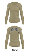 712th MP Co 21611844 Women's Long Sleeve V-neck Shirt - 97