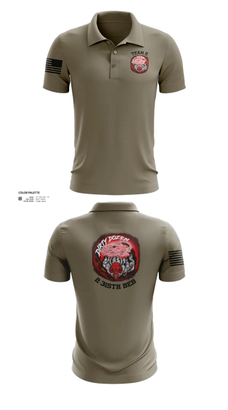 Short Sleeve Performance Polo, Dirty Dozen, , Teamtime, Team time, sublimation, custom sports apparel, team uniforms, spirit wear, spiritwear, sports uniforms, custom shirts, team store, custom team store, fundraiser sports, apparel fundraiser