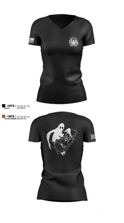 A Co 8th Psy-B 29784704 Women's Short Sleeve V-neck Shirt - 7