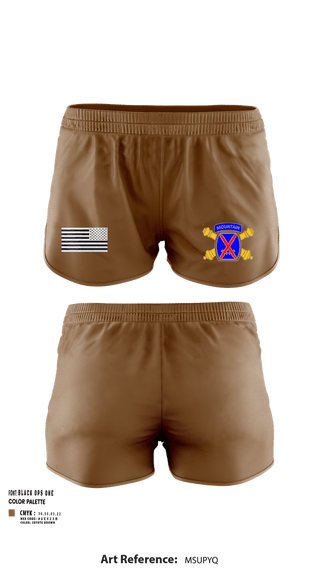 Ranger Panties, 10mtn FIST, , Teamtime, Team time, sublimation, custom sports apparel, team uniforms, spirit wear, spiritwear, sports uniforms, custom shirts, team store, custom team store, fundraiser sports, apparel fundraiser