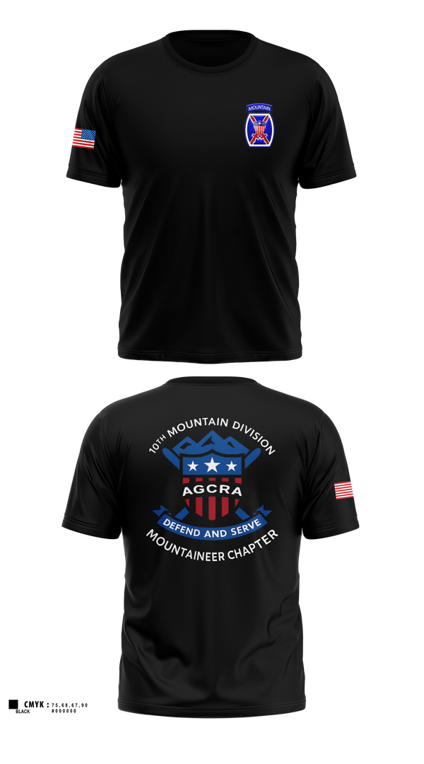 Short Sleeve Performance Shirt, Mountaineer Chapter Adjutant General Regimental Association, Army, Teamtime, Team time, sublimation, custom sports apparel, team uniforms, spirit wear, spiritwear, sports uniforms, custom shirts, team store, custom team store, fundraiser sports, apparel fundraiser