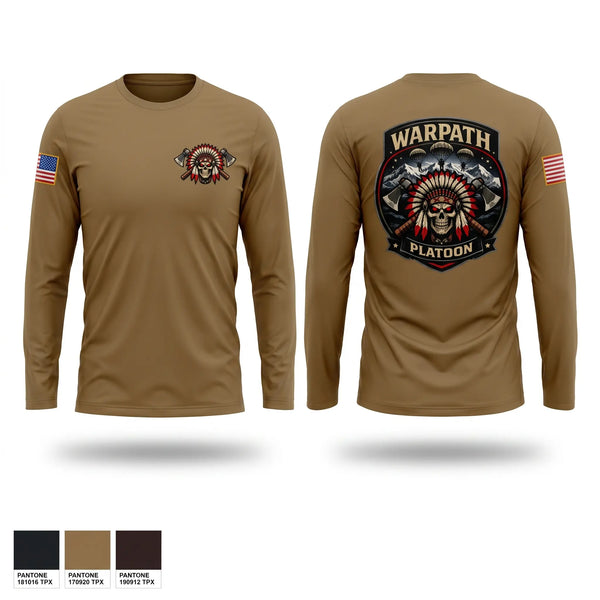 Long Sleeve Performance Shirt, 2nd PLT, Apache Co, 1-501 PIR, Army, Teamtime, Team time, sublimation, custom sports apparel, team uniforms, spirit wear, spiritwear, sports uniforms, custom shirts, team store, custom team store, fundraiser sports, apparel fundraiser