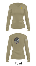 6-9 Cavalry Regiment 17132941 Women's Long Sleeve V-neck Shirt - 97