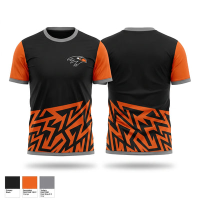 Bloomer Blackhawk'sTrack & Field Short Sleeve Performance Shirt - 1