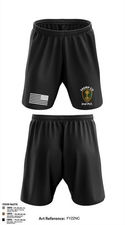 319th IEW Athletic Shorts With Pockets - 6