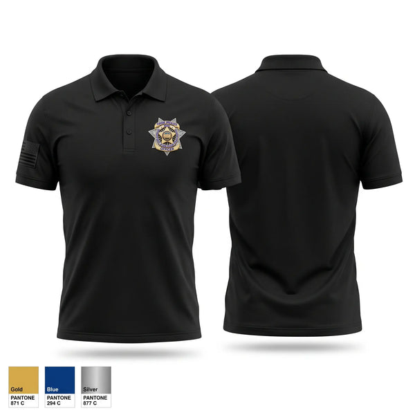 Short Sleeve Performance Polo, Forensic specialists, Police, Teamtime, Team time, sublimation, custom sports apparel, team uniforms, spirit wear, spiritwear, sports uniforms, custom shirts, team store, custom team store, fundraiser sports, apparel fundraiser