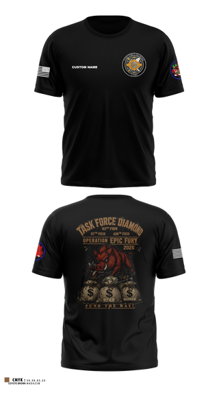 Old School Cotton Feel Shirt, 93rd Finance Battalion, National Guard, Teamtime, Team time, sublimation, custom sports apparel, team uniforms, spirit wear, spiritwear, sports uniforms, custom shirts, team store, custom team store, fundraiser sports, apparel fundraiser