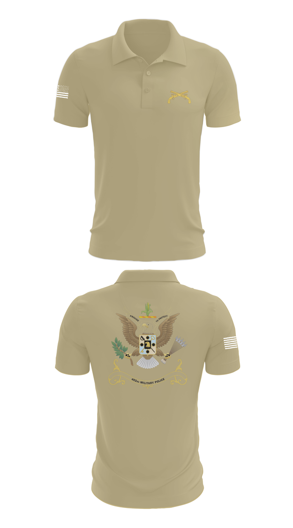 Short Sleeve Performance Polo, 402nd Military Police Battalion, , Teamtime, Team time, sublimation, custom sports apparel, team uniforms, spirit wear, spiritwear, sports uniforms, custom shirts, team store, custom team store, fundraiser sports, apparel fundraiser
