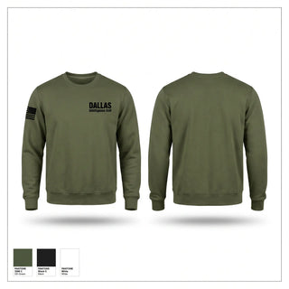 Crew Neck Sweatshirt, DALLAS Intelligence Unit, Police, Teamtime, Team time, sublimation, custom sports apparel, team uniforms, spirit wear, spiritwear, sports uniforms, custom shirts, team store, custom team store, fundraiser sports, apparel fundraiser
