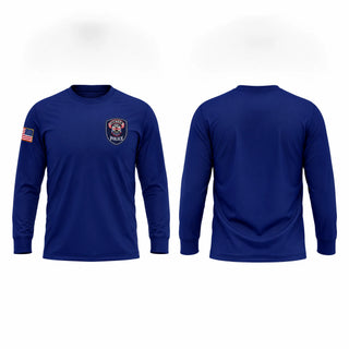 Long Sleeve Performance Shirt, Choctaw PD, Police, Teamtime, Team time, sublimation, custom sports apparel, team uniforms, spirit wear, spiritwear, sports uniforms, custom shirts, team store, custom team store, fundraiser sports, apparel fundraiser