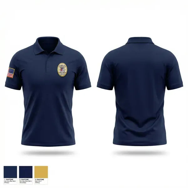 Short Sleeve Performance Polo, Parma Department of Public Safety, Fire Department, Teamtime, Team time, sublimation, custom sports apparel, team uniforms, spirit wear, spiritwear, sports uniforms, custom shirts, team store, custom team store, fundraiser sports, apparel fundraiser