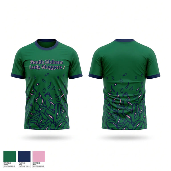 Short Sleeve Performance Shirt, South Oldham Lady Sluggers, Softball, Teamtime, Team time, sublimation, custom sports apparel, team uniforms, spirit wear, spiritwear, sports uniforms, custom shirts, team store, custom team store, fundraiser sports, apparel fundraiser