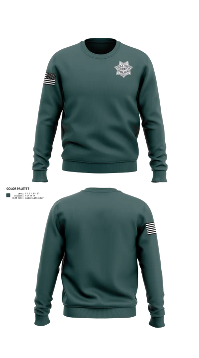 Coalinga Police Department Crew Neck Sweatshirt - 22