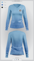 North Stars 68588032 Women's Long Sleeve V-neck Shirt - 2