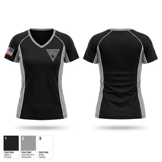 Womens Short Sleeve Vneck Shirt, Paulsboro Police Department, Police, Teamtime, Team time, sublimation, custom sports apparel, team uniforms, spirit wear, spiritwear, sports uniforms, custom shirts, team store, custom team store, fundraiser sports, apparel fundraiser