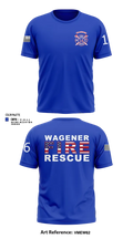 Wagener Fire Department 16386789 Short Sleeve Performance Shirt - 15