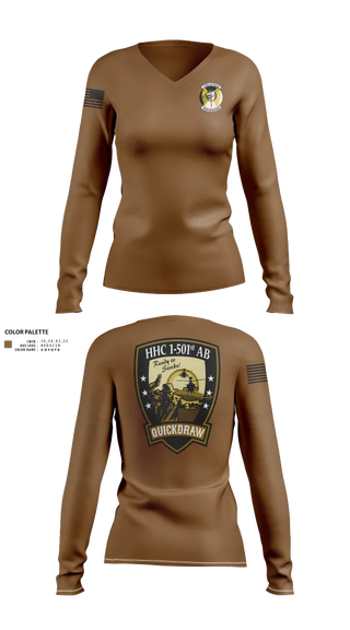 Womens Long Sleeve Vneck Shirt, HHC/1-501 AB, , Teamtime, Team time, sublimation, custom sports apparel, team uniforms, spirit wear, spiritwear, sports uniforms, custom shirts, team store, custom team store, fundraiser sports, apparel fundraiser