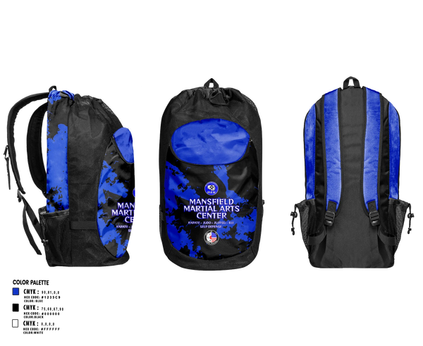 Gear Bag, Mansfield Martial Arts Center, , Teamtime, Team time, sublimation, custom sports apparel, team uniforms, spirit wear, spiritwear, sports uniforms, custom shirts, team store, custom team store, fundraiser sports, apparel fundraiser