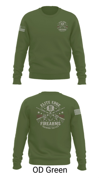 Crew Neck Sweatshirt, Elite edge firearms, , Teamtime, Team time, sublimation, custom sports apparel, team uniforms, spirit wear, spiritwear, sports uniforms, custom shirts, team store, custom team store, fundraiser sports, apparel fundraiser