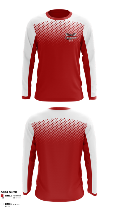 Sublette Middle School Cheer Long Sleeve Performance Shirt 1