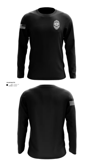 Long Sleeve Performance Shirt, Drumright, Police, Teamtime, Team time, sublimation, custom sports apparel, team uniforms, spirit wear, spiritwear, sports uniforms, custom shirts, team store, custom team store, fundraiser sports, apparel fundraiser