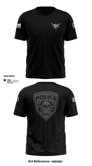 Short Sleeve Performance Shirt, MOUNT VERNON EMERGENCY SERVICES UNIT, Police, Teamtime, Team time, sublimation, custom sports apparel, team uniforms, spirit wear, spiritwear, sports uniforms, custom shirts, team store, custom team store, fundraiser sports, apparel fundraiser